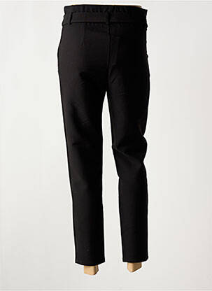 Pantalon 7/8 taille haute taille haute noir DEELUXE femme