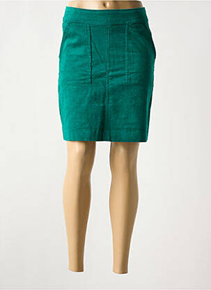 Jupe courte poches vert ICHI femme