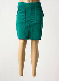 Jupe courte poches vert ICHI femme