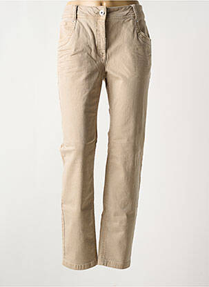 Jeans coupe slim marron CECIL pour femme
