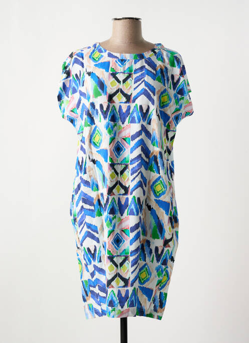 Robe courte manches courtes manches courtes bleu CECIL femme