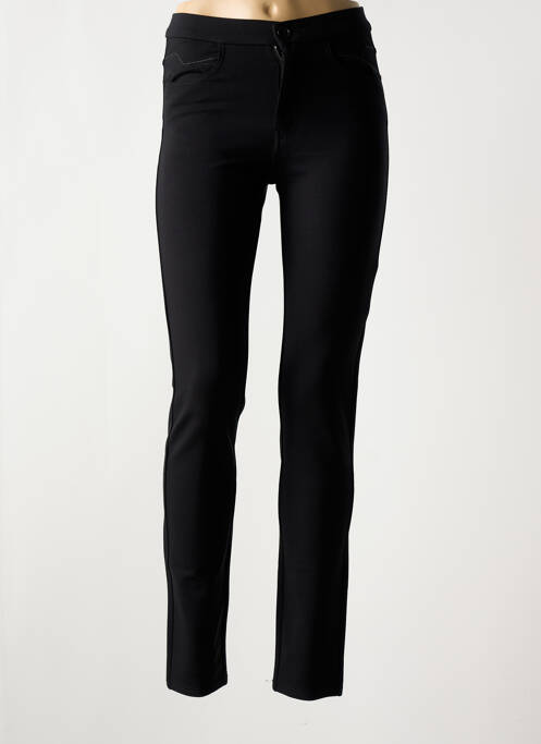 Pantalon slim stretch taille haute noir YOULINE femme