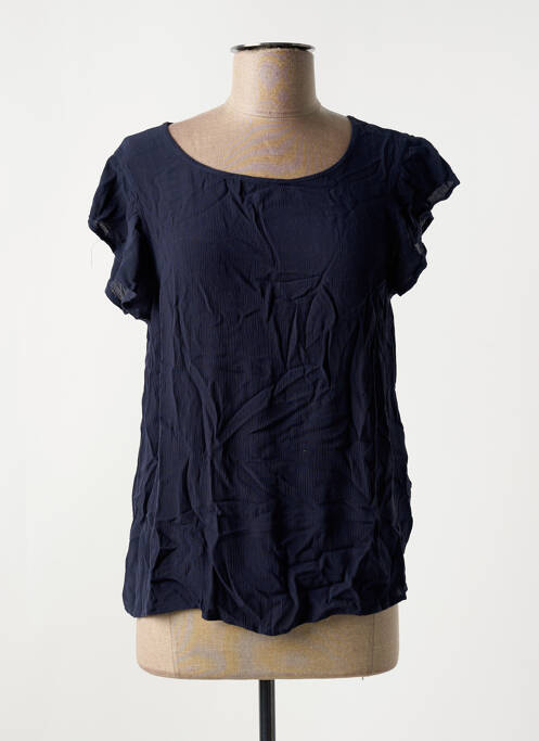 Blouse bleu ICHI pour femme