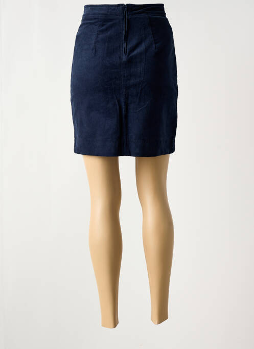 Jupe courte bleu ICHI pour femme