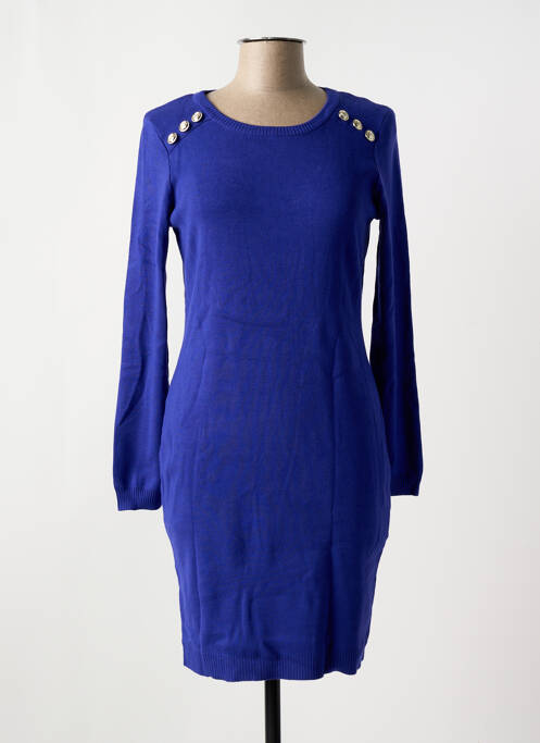 Robe pull bleu MORGAN pour femme