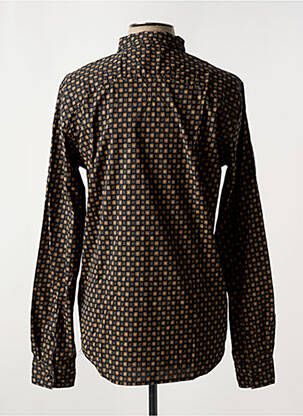 Chemise manches longues imprimé fantaisie noir DEELUXE homme