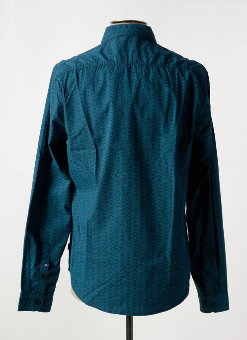 Chemise manches longues bleu GARCIA pour homme