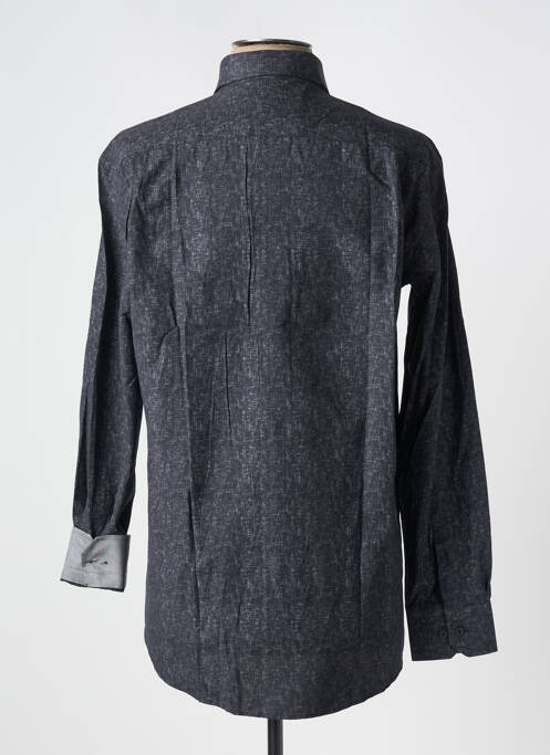 Chemise manches longues noir LOUIS VICTOR pour homme