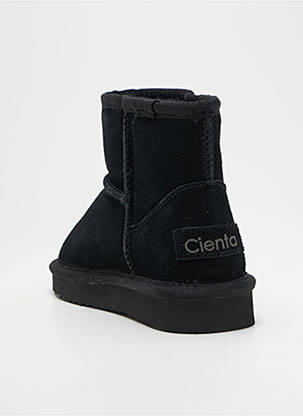 Bottines/boots fourrée bout rond noir CIENTA fille