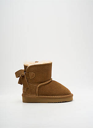 Bottines/boots fourrée bout rond marron CIENTA fille