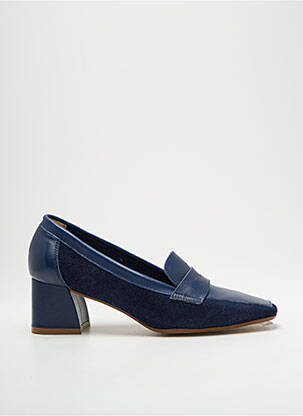 Mocassins bleu CLASSYCO pour femme