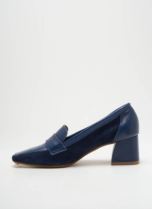 Mocassins bleu CLASSYCO pour femme