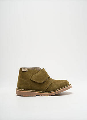 Bottines/boots talon bas talon bas vert CIENTA garcon
