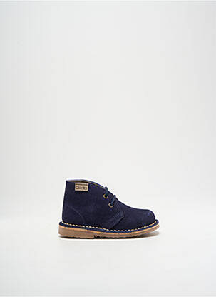 Bottines/boots talon bas talon bas bleu CIENTA garcon