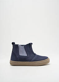 Bottines/boots nubuck bout rond bleu CIENTA fille