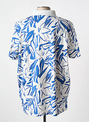 Polo tissage jersey manches courtes bleu GARCIA homme