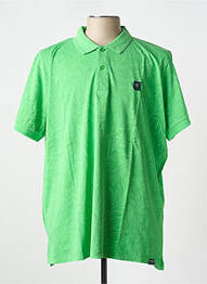 Polo tissage jersey manches courtes vert GARCIA homme