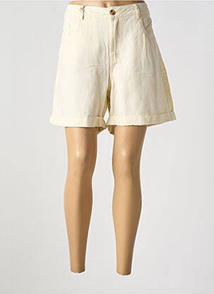Bermuda coupe droite taille normale beige LOLA ESPELETA femme