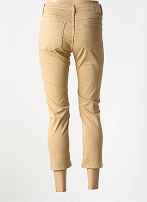 Pantalon 7/8 stretch taille normale beige PLEASE femme