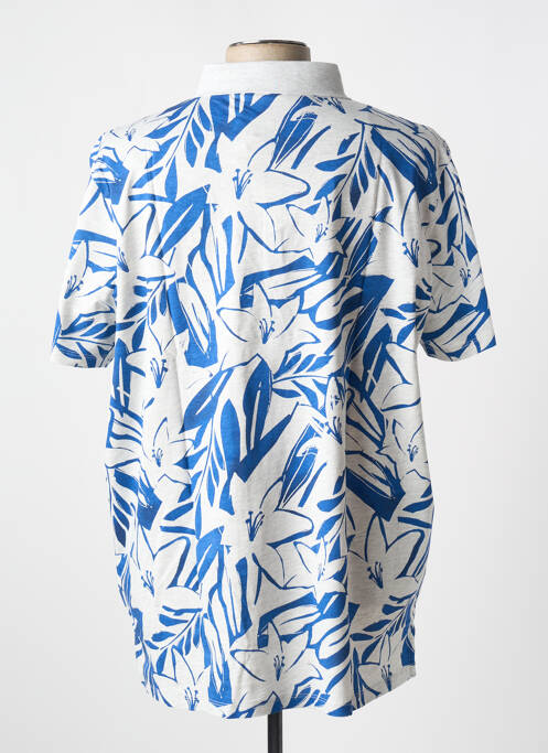 Polo tissage jersey manches courtes bleu GARCIA homme