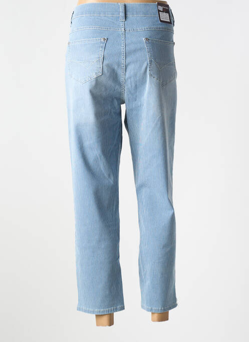 Pantalon 7/8 bleu ANNA MONTANA pour femme