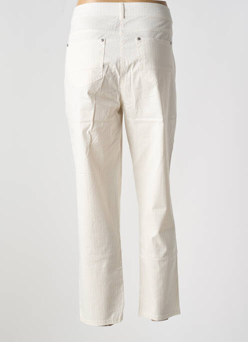 Pantalon droit beige ANNA MONTANA femme