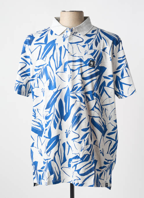 Polo bleu GARCIA pour homme