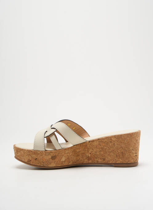 Mules/Sabots beige LES TROPEZIENNES PAR M.BELARBI pour femme