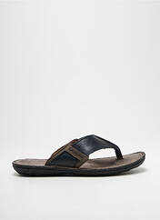 Tongs noir HIPNESS pour homme seconde vue