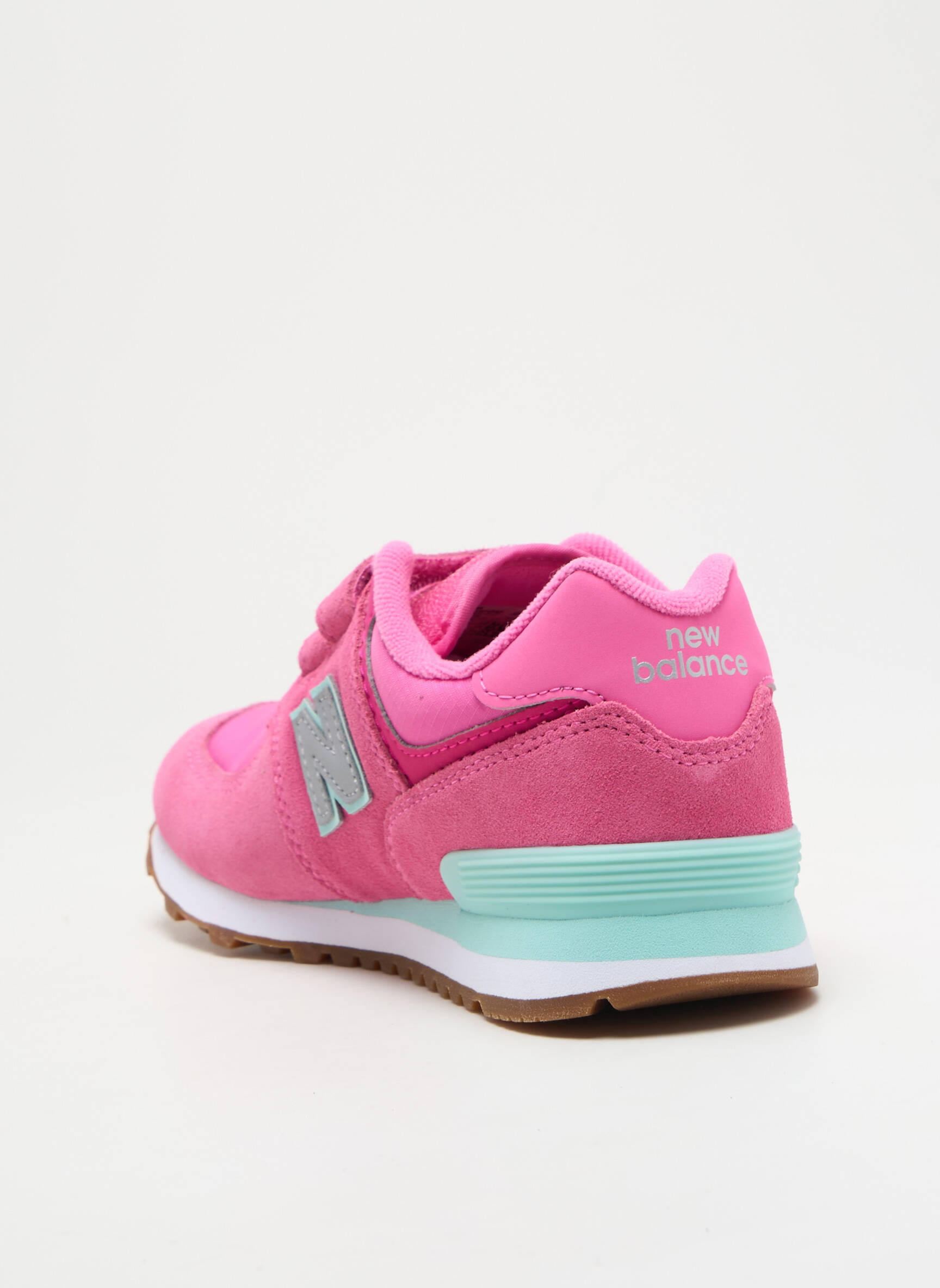 Baskets Fermeture Scratch Rose New Balance Fille 2587193-rose00