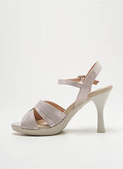 Sandales/Nu pieds beige DESIREE pour femme seconde vue