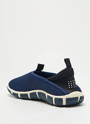 Baskets bout rond talon plat jusqu'à 3cm bleu TBS femme