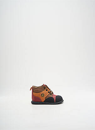 Bottillons fermeture lacets bout rond marron BABYBOTTE garçon