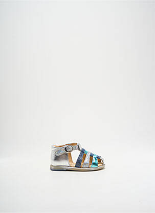 Sandales/nu pieds bout rond chiquet argent BABYBOTTE fille