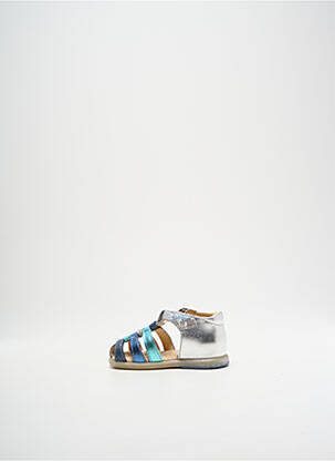 Sandales/nu pieds bout rond chiquet argent BABYBOTTE fille