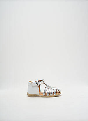 Sandales/nu pieds bout rond bout rond argent BABYBOTTE fille