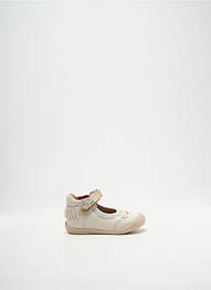 Ballerines matière lisse bout rond beige BABYBOTTE fille