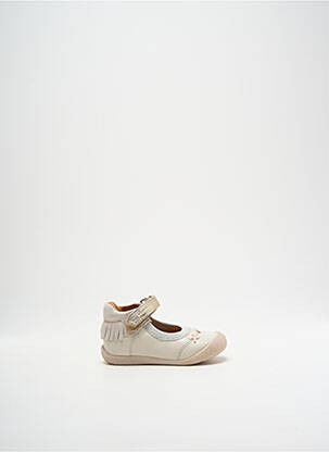 Ballerines matière lisse bout rond beige BABYBOTTE fille