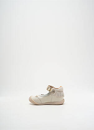 Ballerines matière lisse bout rond beige BABYBOTTE fille