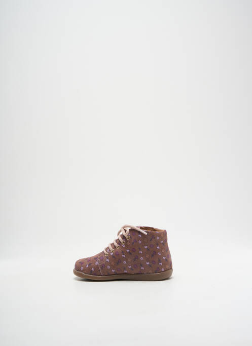 Bottillons marron BABYBOTTE pour fille