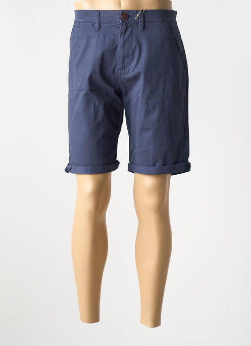 Bermuda coupe droite bleu LEE COOPER homme