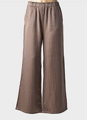 Pantalon flare marron AN' GE pour femme seconde vue
