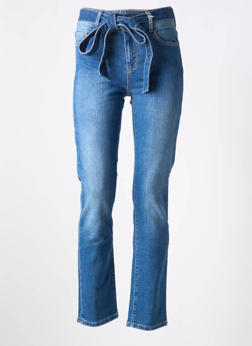 Jeans coupe slim stretch taille haute bleu LEE COOPER femme