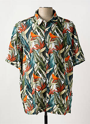 Chemise manches courtes imprimé tie and dye vert LEE COOPER homme