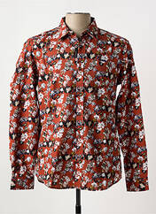 Chemise manches longues orange DELAHAYE pour homme seconde vue