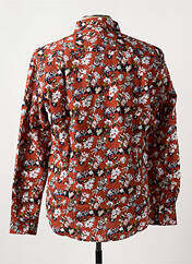 Chemise manches longues orange DELAHAYE pour homme seconde vue