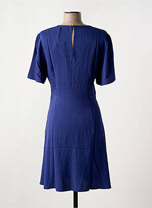 Robe courte manches courtes manches courtes bleu LES P'TITES BOMBES femme