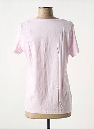 T-shirt col v manches courtes violet LES P'TITES BOMBES femme