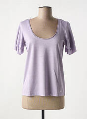 T-shirt violet LES P'TITES BOMBES pour femme seconde vue