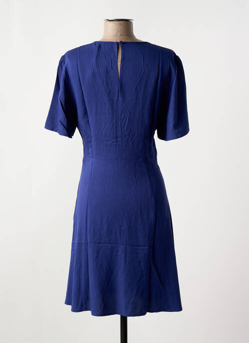 Robe courte manches courtes manches courtes bleu LES P'TITES BOMBES femme